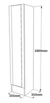 cumpără Mobilă pentru antreu Trendy ML18-A, 90x180x34cm (GTR001404) în Chișinău 