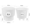 купить Цветочный горшок Idea М3258 Kare D220mm, 3.7L, crem в Кишинёве 