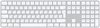 Клавиатура Apple MK2C3RS/A, беспроводная, белая 