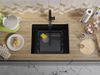 купить Мойка кухонная Primagran Prague 60 Level Undermount Black + accesorii 470x460 MP6KC#P в Кишинёве 
