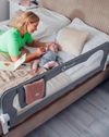 купить Бортик для кроватки Lionelo Eva Black Onyx, 150x42cm (protectie pliabilă pentru pat) в Кишинёве 