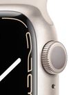 cumpără Ceas inteligent Apple Watch Series 7 GPS 41mm Starlight Aluminium Case with Starlight Sport Band MKMY3 în Chișinău 