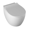 PROMO SET WC SENTIMENTI RIMLESS cu capac soft close+Instalatie+Buton Chrome matt