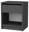 купить Тумбочка Trendy Sheridan, Antracit, 45x53x36cm в Кишинёве 