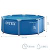 cumpără Piscină cu cadru Intex 28296 Metal Frame Blue 244х76сm, 2843L, cadru metalic în Chișinău 