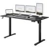 купить Офисный стол Sense7 Nojo Light 140x70 Black в Кишинёве 
