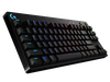 Gaming Keyboard Logitech G PRO, TKL, Mechanical, GX Blue Clicky, RGB , US Layout, Black, USB 