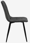 купить Комплект стол и стулья Evelin di Costacurta стол DT-402-6B + 4 стула YTC-080B, BLU-14 Dark grey в Кишинёве 