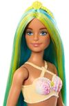 cumpără Păpușă Barbie HRR03 Sirena cu păr albastru – verde în Chișinău 