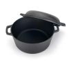 купить Казан Maysternya Ceaun din fonta Uzbec WOK 6L cu capac tigaie (T404CP) в Кишинёве 