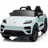 cumpără Mașină electrică pentru copii Kids car DK-PM666_Blue Porsche Macan Turbo EV, 12V10AH, scaune din piele în Chișinău 