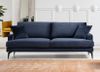 cumpără Canapea Trendy Papira Bleumarin, 90x88x205cm (3 locuri) în Chișinău 