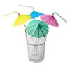 Набор соломок для коктейля с украшениями "зонтик" 50шт