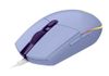 Gaming Mouse Logitech G102 Lightsync, Optical, 200-8000 dpi, 6 buttons, Ambidextrous, RGB, Lilac USB 