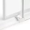 купить Душевая кабина New Trendy Prime White L Quadra100x80x200 Hinged D-0400A/D-0219B в Кишинёве 