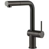 cumpără Bateria bucătărie Gessi 60433-707 Inedito Black Metal Brushed PVD în Chișinău 