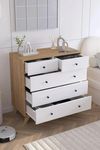 купить Комод Bofigo 27-03-41 Sapphire Oak/White в Кишинёве 
