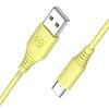 купить Кабель для моб. устройства Tellur TLL155400 Cable silicone USB to Type-C, 3A, 1m, yellow в Кишинёве 