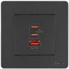 купить Зарядное устройство сетевое Moes TK-SR-EU-2C1A-65-GY-MS, Grey в Кишинёве 