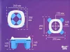 купить Детский горшок Roxy Kids HP-250B HandyPotty в фирменной сумке, голубой в Кишинёве 