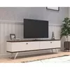 cumpără Comodă TV Trendy Suport TV, Paris, Albnuc, 160x35x25cm în Chișinău 