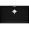 купить Мойка кухонная Primagran Prague 80 Level Undermount Black + accesorii 470x760 MP8KC#P в Кишинёве 