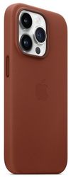 cumpără Husă pentru smartphone Apple iPhone 14 Pro Leather Case with MagSafe, Umber MPPK3 în Chișinău 