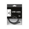 cumpără Gembird CCP-USB2-AMBM-6, Cable USB2.0 Professional series, 1.8 m, USB 2.0 A-plug B-plug, Black (cablu USB/кабель USB) în Chișinău 