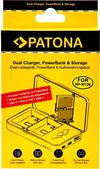 купить Зарядное устройство для фото-видео Patona 4158, Retro Dual Charging Case USB-C for Fuji NP-W126 в Кишинёве 