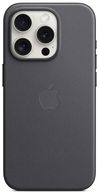 купить Чехол для смартфона Apple iPhone 15 Pro FineWoven MagSafe Black MT4H3 в Кишинёве 