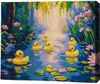 cumpără Tablou pe numere BrushMe RMG0019FC 30x40сm (fără cutie) Regatul rățuștelor în Chișinău 