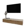 купить Тумба напольная для TV Smartex (16562) Т10 100 TV-Навесная Ivory+Stejar Inchis в Кишинёве 