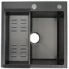 cumpără Chiuvetă bucătărie Gappo GS5050-6 NEAGRA în Chișinău 