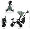купить Велосипед-коляска KinderKraft Jazz 2 KRJAZZ02GRE0000 Green в Кишинёве 