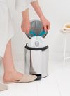 купить Урна для мусора Brabantia 11 26 21 NewIcon 5L, Brilliant Steel в Кишинёве 