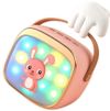 купить Музыкальная игрушка Essa DN12052 Boxă karaoke cu 2 microfoane și lumina LED, Roz в Кишинёве 