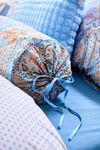 cumpără Pernă Pip Studio 329656 Jabali Flower Roll Cushion 22x70 Blue în Chișinău 
