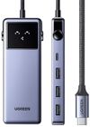 купить Переходник для IT Ugreen 45155 HUB 7in1 Type-C to 1*HDMI 4K@60Hz + 2*USB-A 3.0 + 1*USB-A 2.0 + 1*USB-C + LAN 100W PD, CM888, Space Gray в Кишинёве 