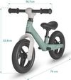 купить Велосипед Coccolle First Way Green+Beige, bicicletă fără pedale в Кишинёве 