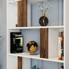 купить Офисный стеллаж Hanah Home Lima White Walnut в Кишинёве 