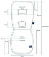 cumpără Accesorii pentru cărucior La Millou Saltea pentru cărucior din bumbac și catifea BAMBILAND de Magdalena Lamparska în Chișinău 