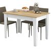 купить Стол Trendy Kiev 512-Alb, Stejar 110x75x72cm в Кишинёве 