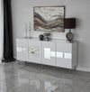 cumpără Comodă Trendy Paris, Alb, Argintiu (GTR001212) în Chișinău 