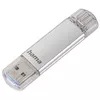 cumpără USB flash memorie Hama 124162 C-Laeta, Type-C USB 3.1/USB 3.0, 32 GB, 40 MB/s, silver în Chișinău 