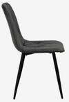 купить Комплект стол и стулья Evelin di Costacurta стол DT 404-6B + 3 стула YTC-080B Dark grey в Кишинёве 