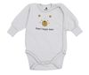 купить Детская одежда Minikin 242800156 Happy Baby Боди серый светлый 0-1мес (56см) в Кишинёве 