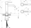 купить Смеситель для умывальника Ravak Baterie Espirit lavoar 190mm chrome ES 012.00CR (X070193) в Кишинёве 