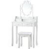 cumpără Masă Costway HW66050DE-WH (White) în Chișinău 