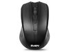 купить Mouse SVEN RX-300 Wireless Black, 600/1000dpi, nano reciever, USB (mouse fara fir/беспроводная мышь) в Кишинёве 