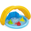 Детский надувной бассейн с навесом “Морская ракушка” 115х89х76 см, 45 Л, от 6 месяцев BESTWAY 